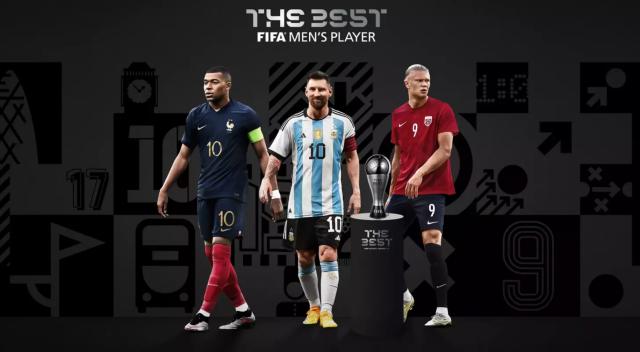 直播吧-世界足球先生3人候选：哈兰德、姆巴佩、梅西